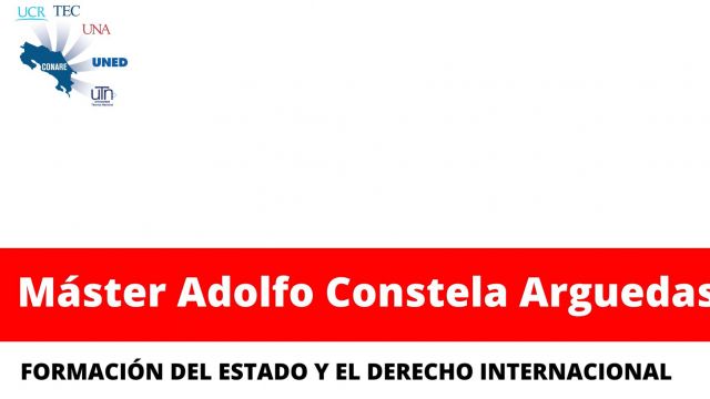 Charla: Formación del Estado y el Derecho Internacional.