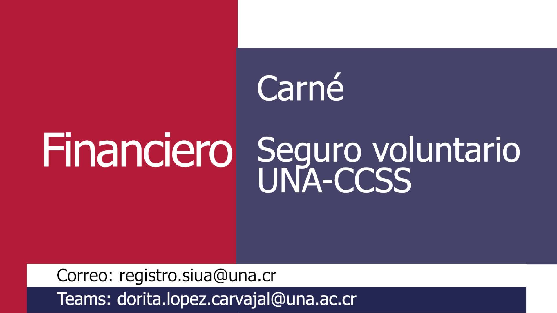 Servicios Admisión Financiero Registro