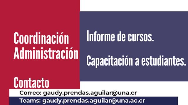 Servicios Coordinación Administración