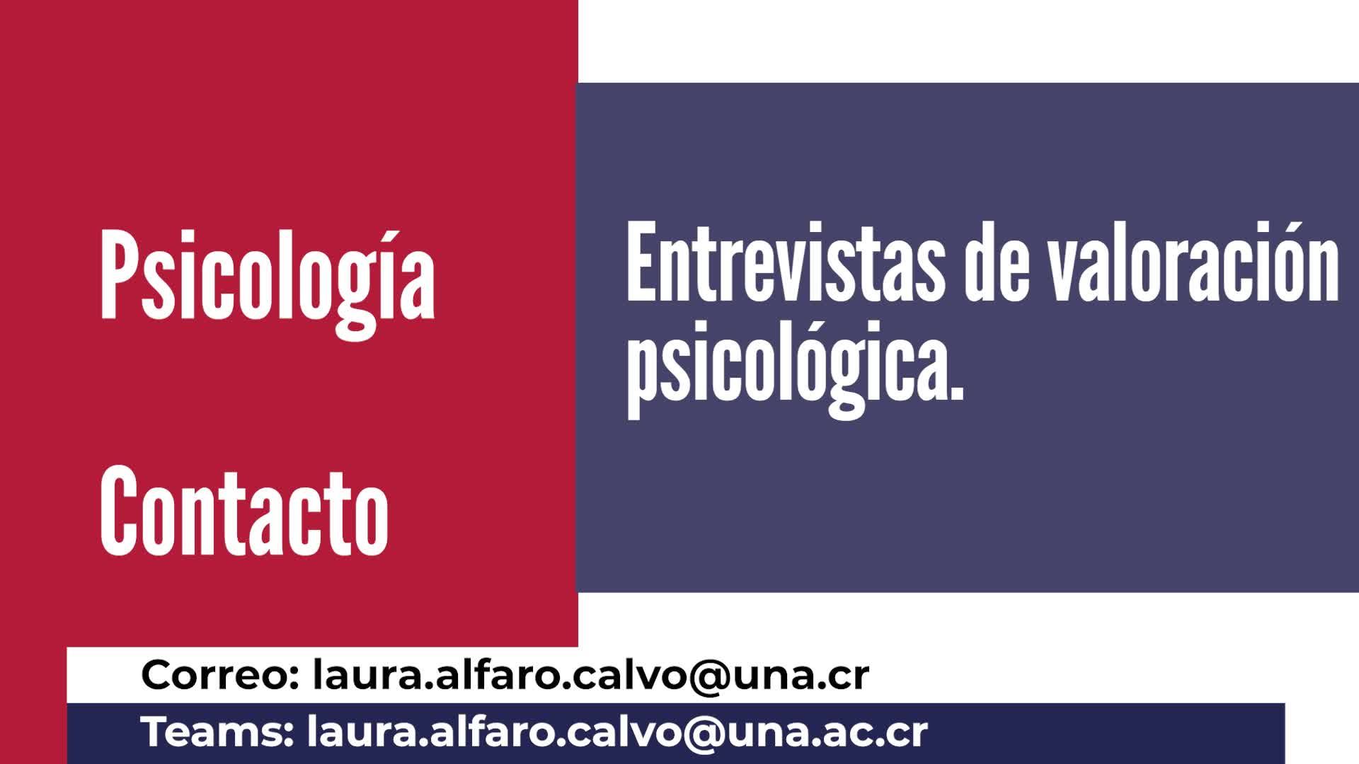 Servicios Psicología