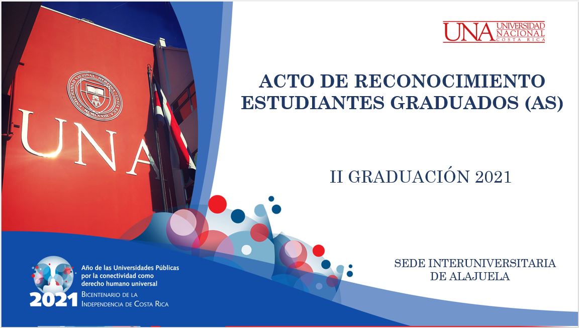 Acto de Reconocimiento II Graduación 2021